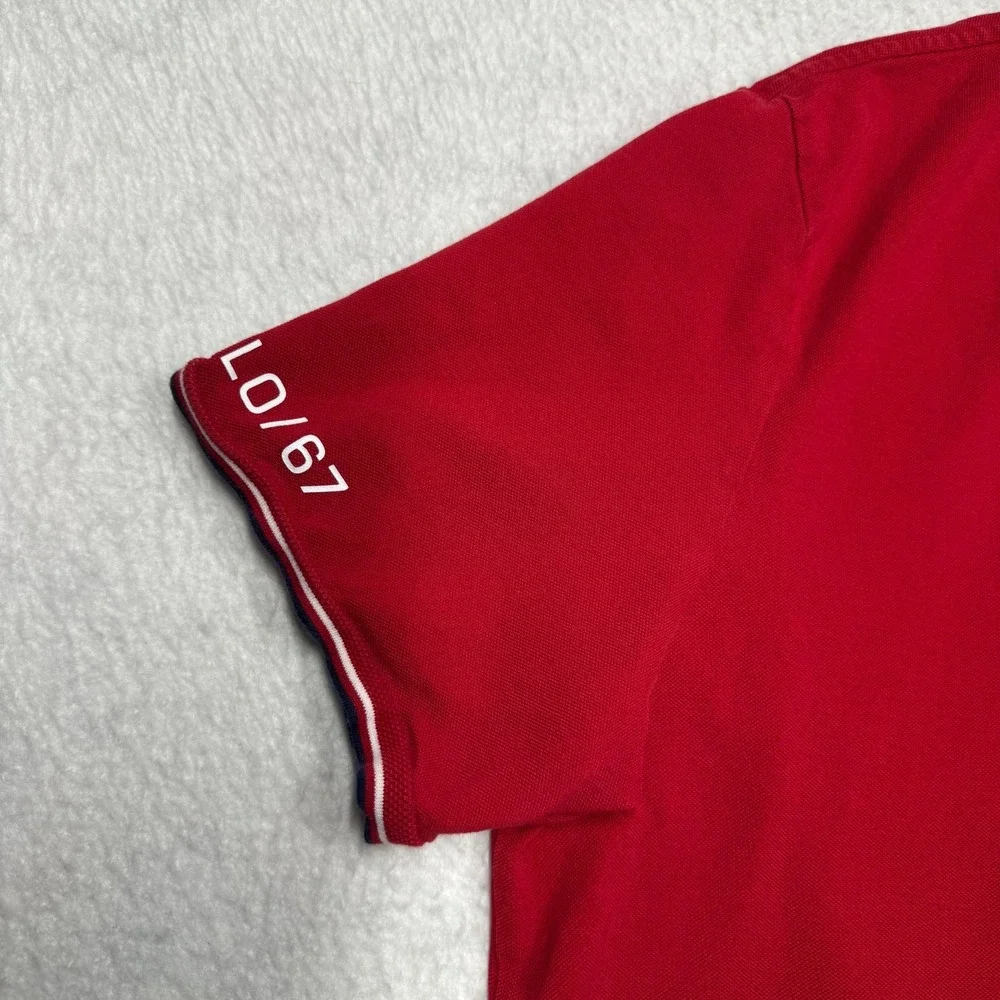 Polo Ralph Lauren Classic Fit Red‎ Polo Shirt with Rubber Pony Men's Size XL
